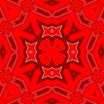 Seamless square pattern red. Christmas pattern red. Santa Claus pattern. Me.. 스톡 일러스트