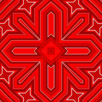 Seamless square pattern red. Christmas pattern red. Santa Claus pattern. Me.. 스톡 일러스트