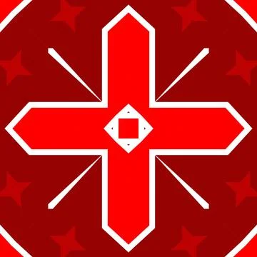 Seamless square pattern red. Christmas pattern red. Santa Claus pattern. Me.. 스톡 일러스트