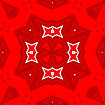 Seamless square pattern red. Christmas pattern red. Santa Claus pattern. Me.. Stock Illustration