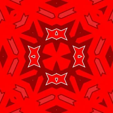 Seamless square pattern red. Christmas pattern red. Santa Claus pattern. Me.. Stock Illustration