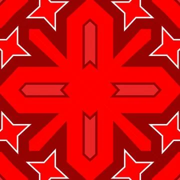Seamless square pattern red. Christmas pattern red. Santa Claus pattern. Me.. 스톡 일러스트
