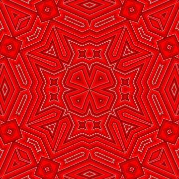 Seamless square pattern red. Christmas pattern red. Santa Claus pattern. Me.. イラスト素材
