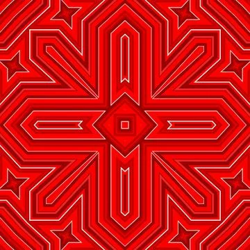 Seamless square pattern red. Christmas pattern red. Santa Claus pattern. Me.. Stock Illustration