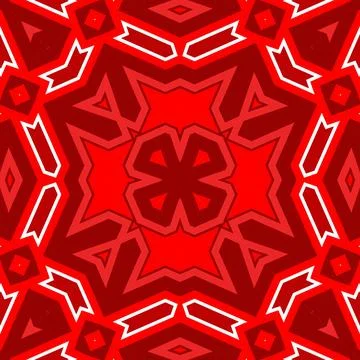 Seamless square pattern red. Christmas pattern red. Santa Claus pattern. Me.. Illustrazione stock