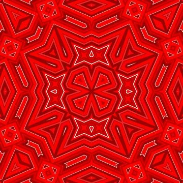 Seamless square pattern red. Christmas pattern red. Santa Claus pattern. Me.. Stock Illustration