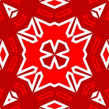 Seamless square pattern red. Christmas pattern red. Santa Claus pattern. Me.. 스톡 일러스트