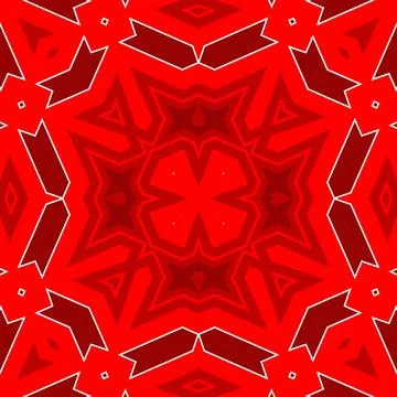 Seamless square pattern red. Christmas pattern red. Santa Claus pattern. Me.. イラスト素材