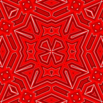 Seamless square pattern red. Christmas pattern red. Santa Claus pattern. Me.. 스톡 일러스트