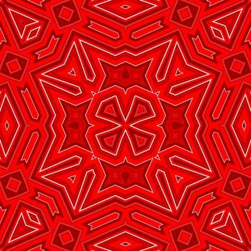 Seamless square pattern red. Christmas pattern red. Santa Claus pattern. Me.. 스톡 일러스트