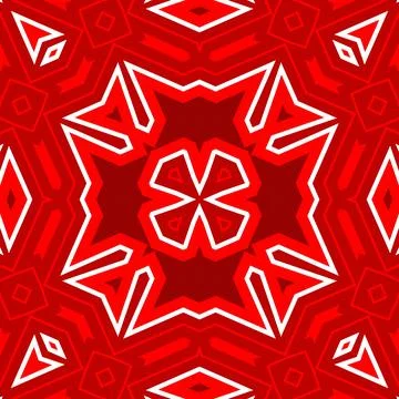 Seamless square pattern red. Christmas pattern red. Santa Claus pattern. Me.. 스톡 일러스트