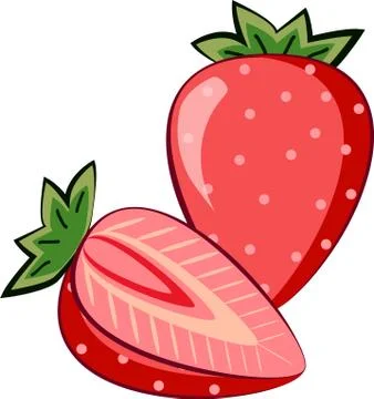 Seamless square pattern of Strawberry Slice Piece for tiles texture, , Plywoo 스톡 일러스트
