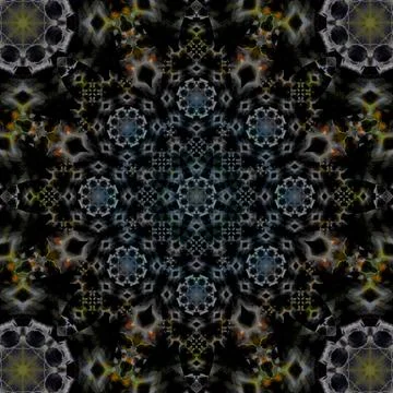 Seamless square pattern texture. Art pattern. Kaleidoscope Stock-Fotos
