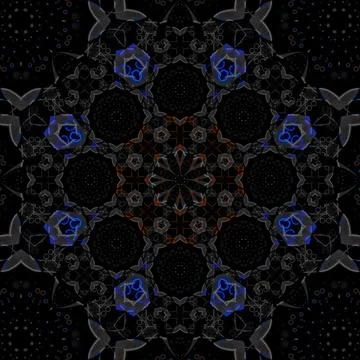 Seamless square pattern texture. Art pattern. Kaleidoscope Foto stock