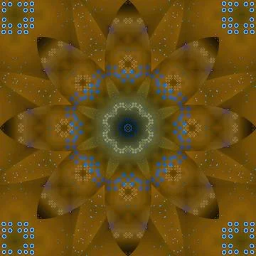 Seamless square pattern texture. Art pattern. Kaleidoscope Stock Photos