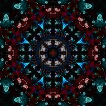 Seamless square pattern texture. Art pattern. Kaleidoscope Stock Photos