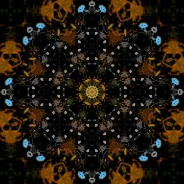 Seamless square pattern texture. Art pattern. Kaleidoscope Stock Photos