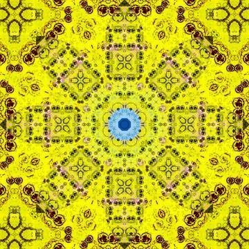 Seamless square pattern texture. Art pattern. Kaleidoscope Foto stock