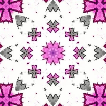 Seamless square pattern texture. Art pattern. Kaleidoscope Stock Photos