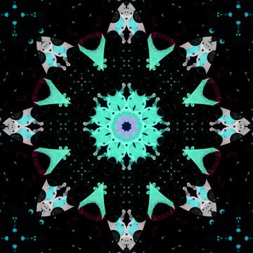 Seamless square pattern texture. Art pattern. Kaleidoscope Foto stock