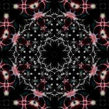 Seamless square pattern texture. Art pattern. Kaleidoscope Foto stock