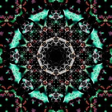 Seamless square pattern texture. Art pattern. Kaleidoscope Stock Photos