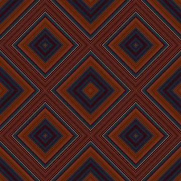 Seamless square pattern. Texture of colored lines. Diagonal square pattern Stock Illustration