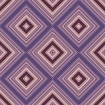 Seamless square pattern. Texture of colored lines. Diagonal square pattern Stock Illustration