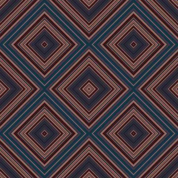 Seamless square pattern. Texture of colored lines. Diagonal square pattern Stock Illustration