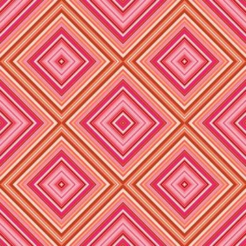 Seamless square pattern. Texture of colored lines. Diagonal square pattern Illustrazione stock