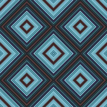 Seamless square pattern. Texture of colored lines. Diagonal square pattern Stock Illustration