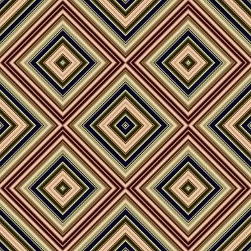Seamless square pattern. Texture of colored lines. Diagonal square pattern 스톡 일러스트