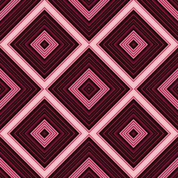 Seamless square pattern. Texture of colored lines. Diagonal square pattern Stock Illustration