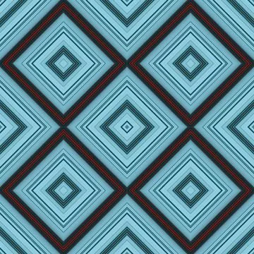 Seamless square pattern. Texture of colored lines. Diagonal square pattern Stock Illustration