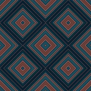Seamless square pattern. Texture of colored lines. Diagonal square pattern 스톡 일러스트