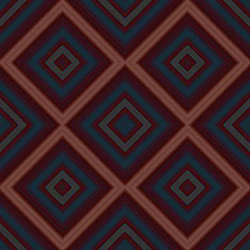 Seamless square pattern. Texture of colored lines. Diagonal square pattern Stock Illustration