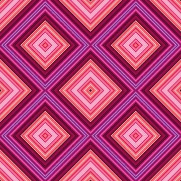 Seamless square pattern. Texture of colored lines. Diagonal square pattern Stock Illustration