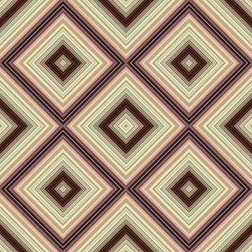 Seamless square pattern. Texture of colored lines. Diagonal square pattern Stock Illustration