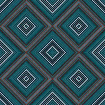 Seamless square pattern. Texture of colored lines. Diagonal square pattern Stock Illustration