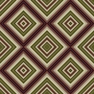 Seamless square pattern. Texture of colored lines. Diagonal square pattern Stock Illustration
