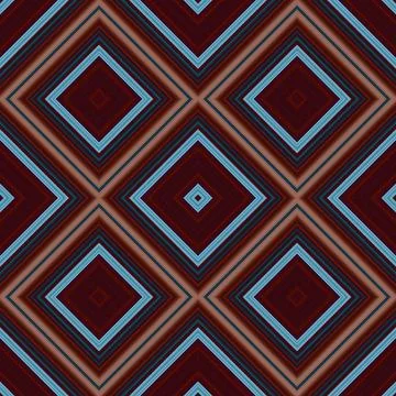 Seamless square pattern. Texture of colored lines. Diagonal square pattern Stock Illustration