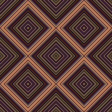 Seamless square pattern. Texture of colored lines. Diagonal square pattern Stock Illustration