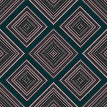 Seamless square pattern. Texture of colored lines. Diagonal square pattern Stock Illustration