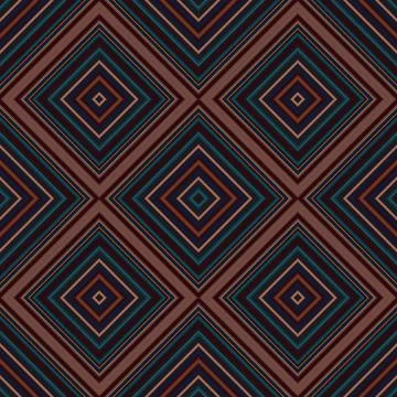 Seamless square pattern. Texture of colored lines. Diagonal square pattern 스톡 일러스트