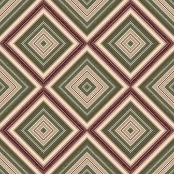 Seamless square pattern. Texture of colored lines. Diagonal square pattern Stock Illustration