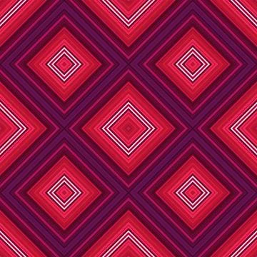 Seamless square pattern. Texture of colored lines. Diagonal square pattern Stock Photos