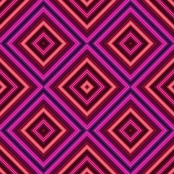 Seamless square pattern. Texture of colored lines. Diagonal square pattern Foto stock