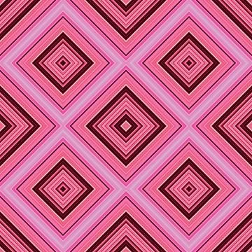 Seamless square pattern. Texture of colored lines. Diagonal square pattern Foto stock