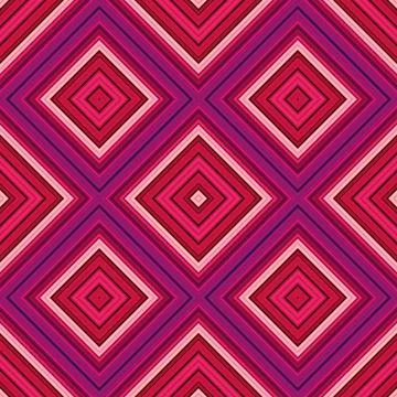 Seamless square pattern. Texture of colored lines. Diagonal square pattern Foto stock