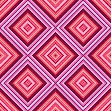 Seamless square pattern. Texture of colored lines. Diagonal square pattern Foto stock